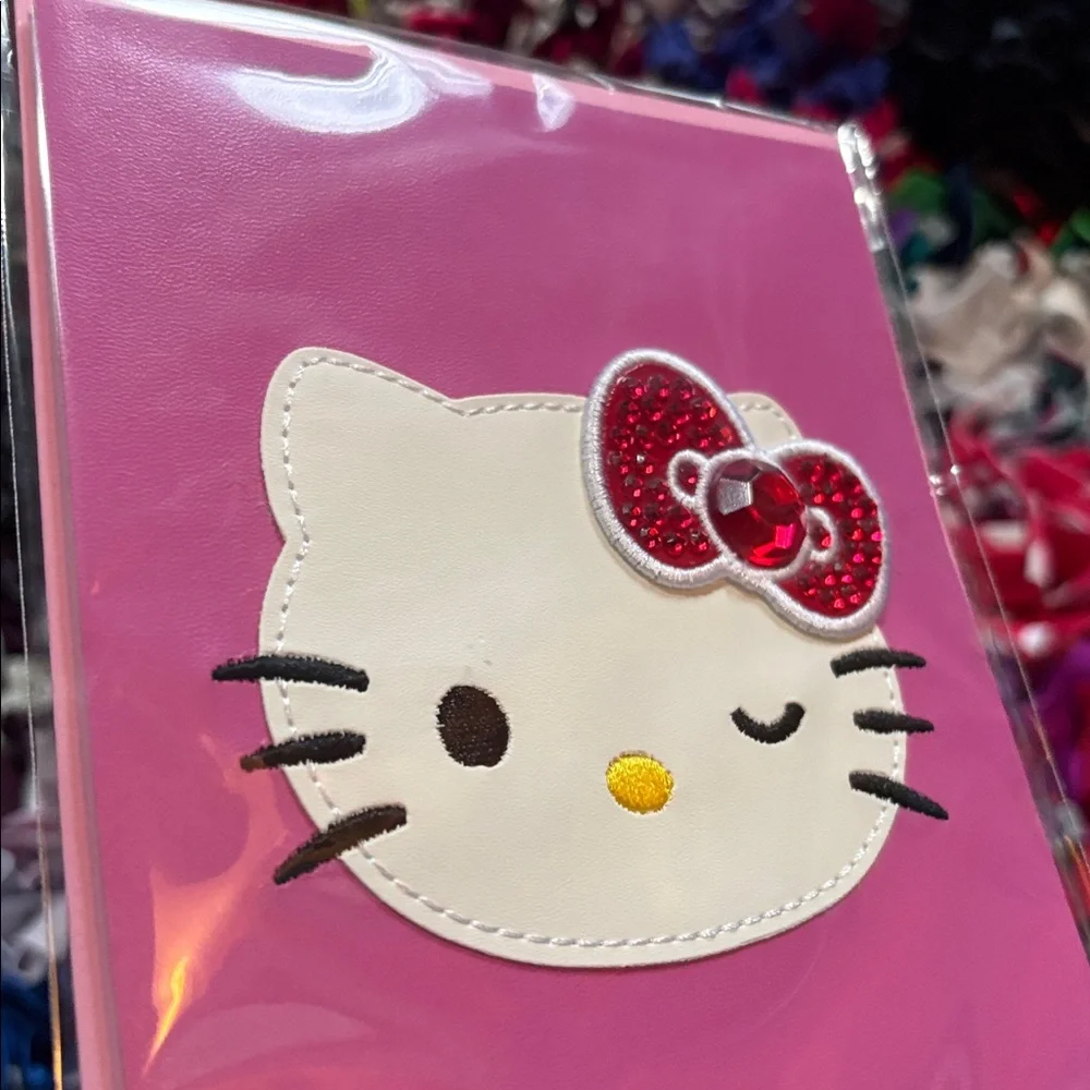 🆕American Greetings-Papersong “Hello Kitty” Faux Leather 3D Birthday Card